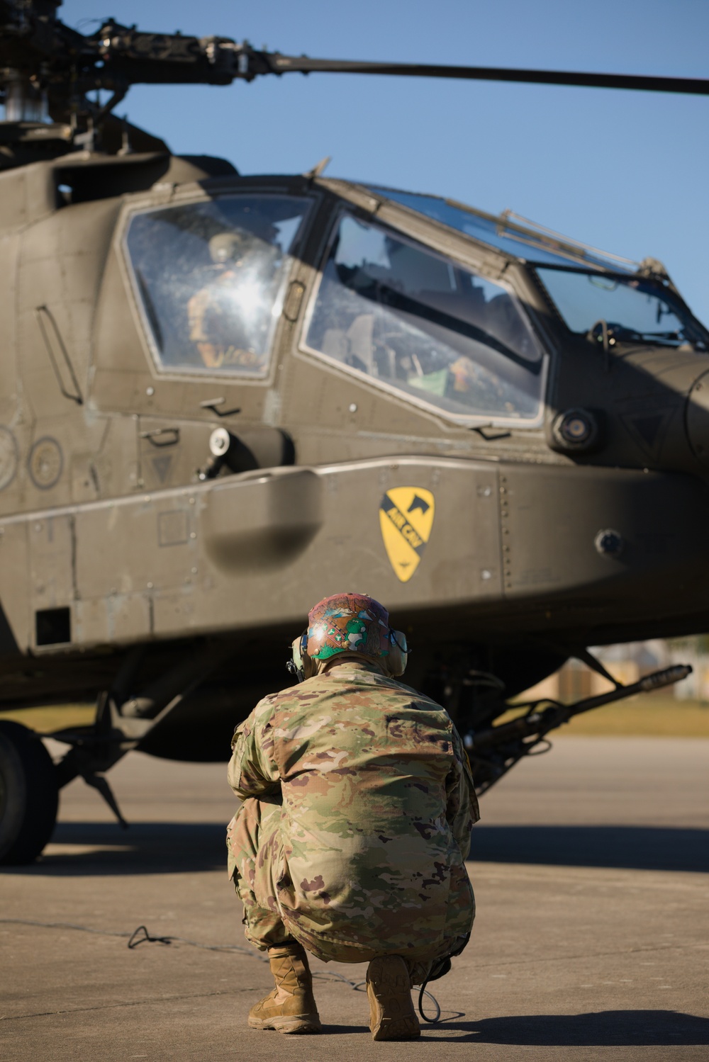 1st Air Calvary Division Apaches en route to Poland