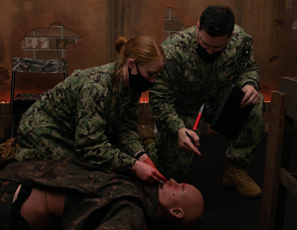 Hospital Corpsman Basic Students Complete TCCC Training