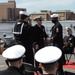 First Salute during a commissioning ceremony aboard Battleship Wisconsin