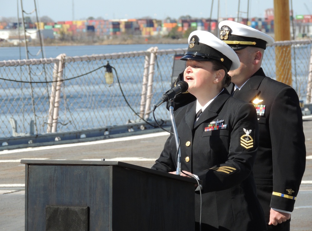 Naval Museum hosts a commissioning ceremony