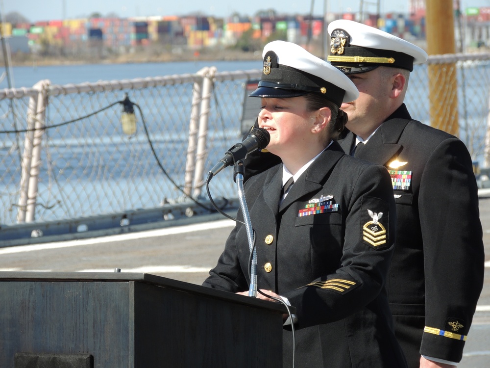 Naval Museum hosts a commissioning ceremony