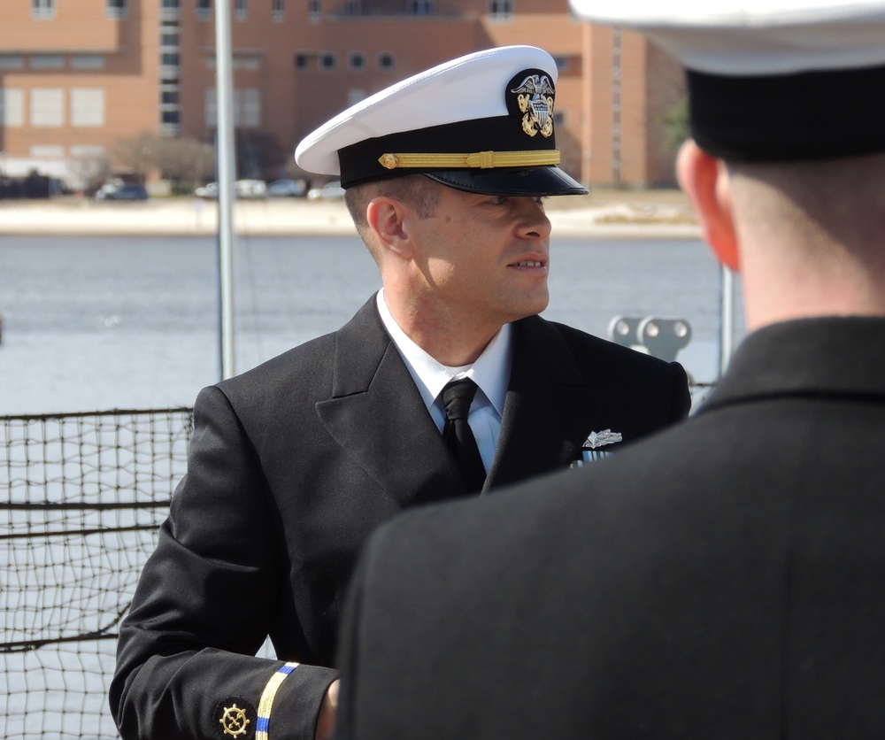 Naval Museum hosts a commissioning ceremony