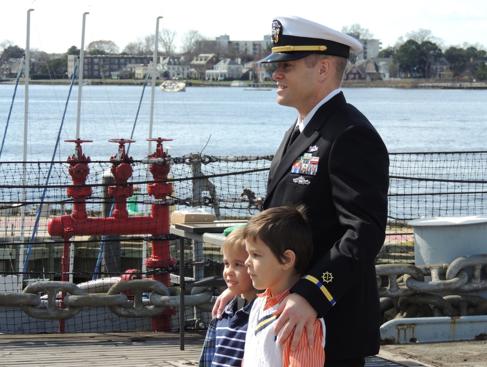 Naval Museum hosts a commissioning ceremony