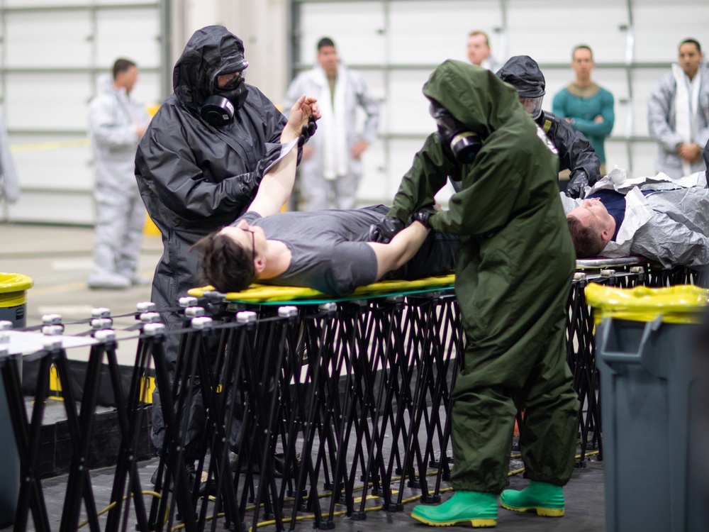 CBIRF, Alaska National Guard Validate Dry Decontamination Procedures during Exercise Arctic Eagle-Patriot 2022