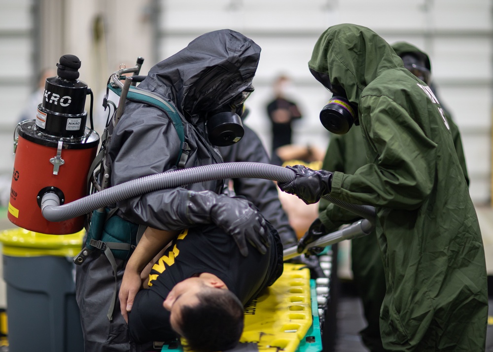 CBIRF, Alaska National Guard Validate Dry Decontamination Procedures during Exercise Arctic Eagle-Patriot 2022