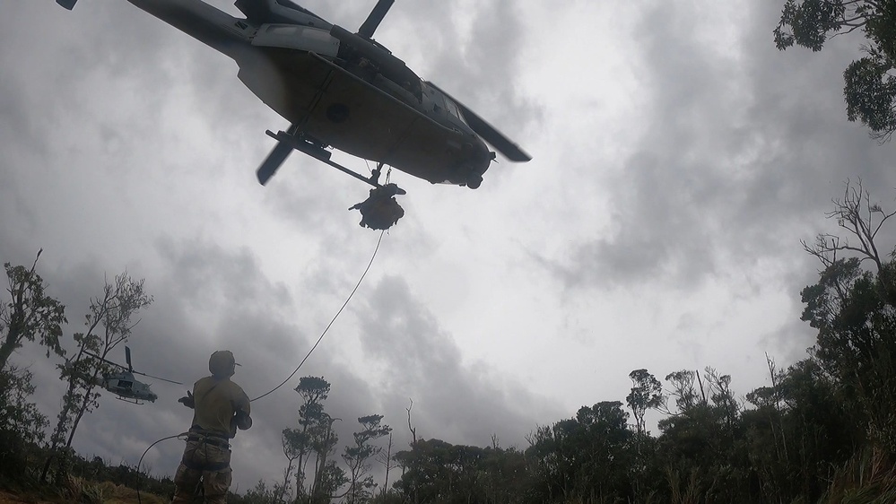 1st SFG (A), participates in Jungle Warfare Exercise 22 alongside 3rd Marine Division