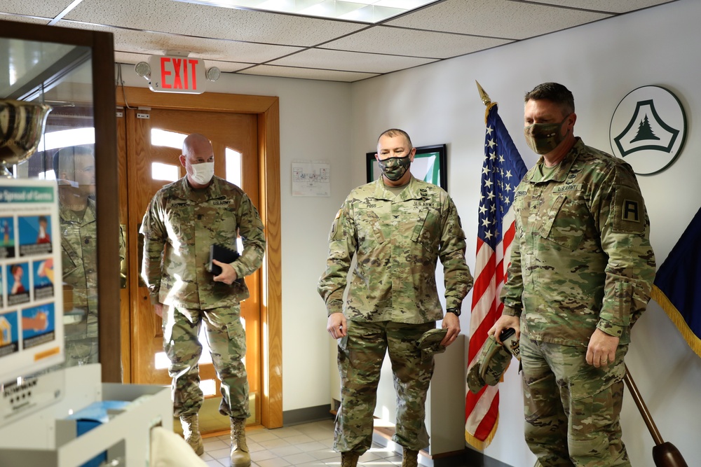 First Army Division West leaders visit Fort McCoy