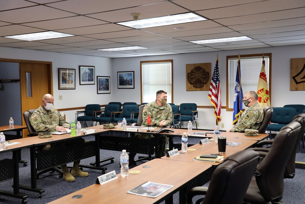 First Army Division West leaders visit Fort McCoy