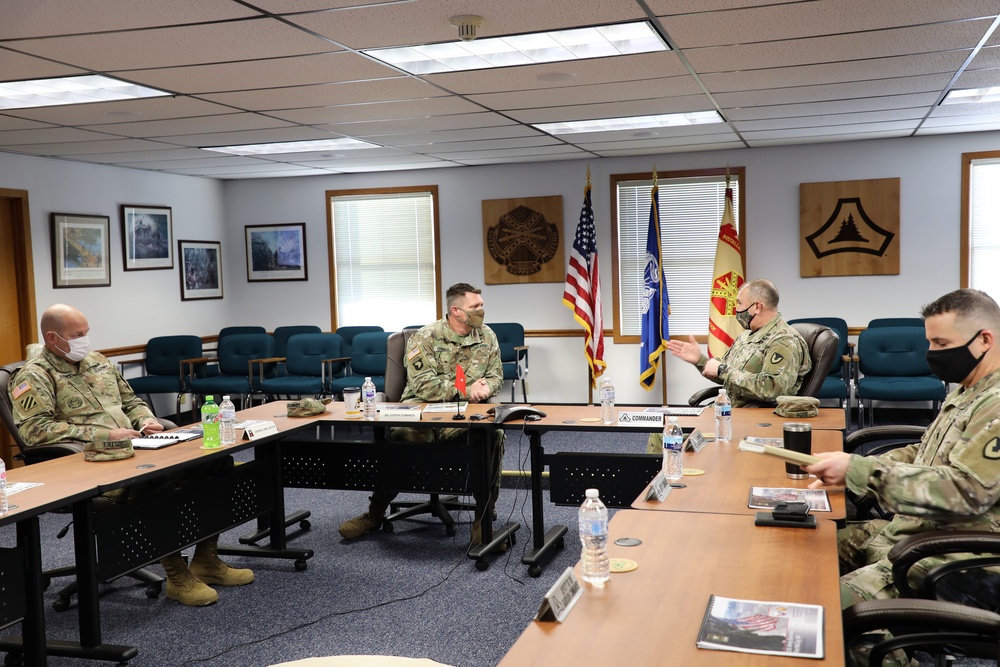 First Army Division West leaders visit Fort McCoy