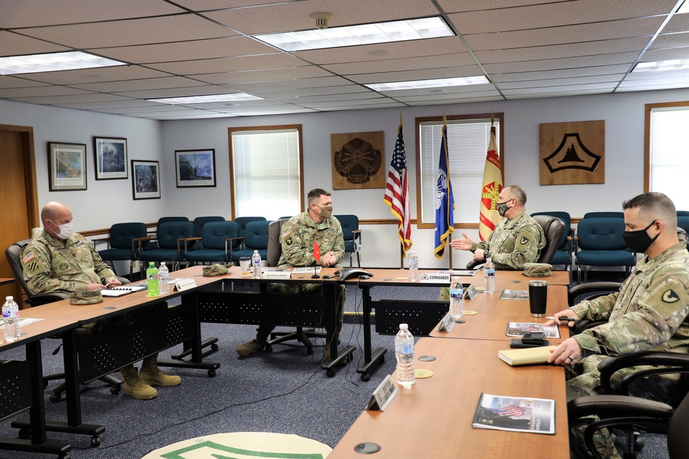 First Army Division West leaders visit Fort McCoy