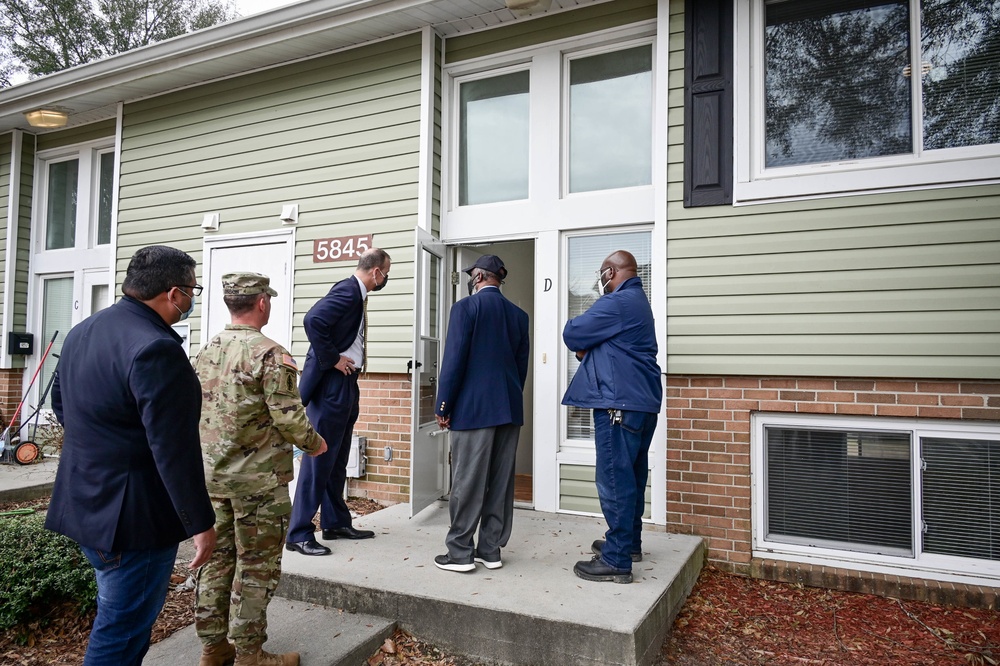 Installation Services director tours post, helps ensure quality of life