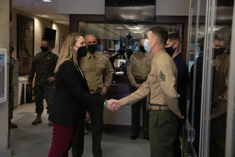 Under Secretary of the Navy visits MCAS Beaufort