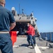 USS Milwaukee Conducts Flight Deck Firefighting Drill