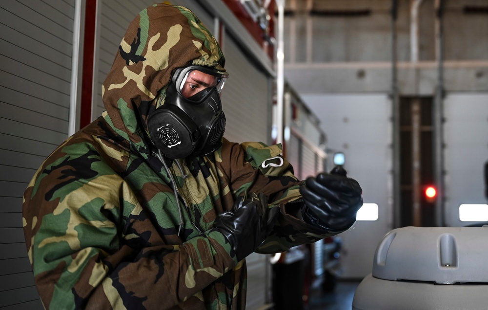 47th CES participates in CBRN task qualification training