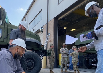 New dump truck gives engineer Soldiers a hot ride with modern upgrades