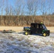 Vehicle-towed digital metal detector detects for buried munitions at Camp Ellis