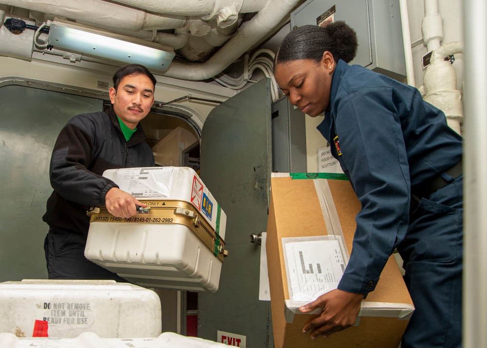 The Harry S. Truman Carrier Strike Group is on a scheduled deployment in the U.S. Sixth Fleet area of operations in support of naval operations to maintain maritime stability and security.