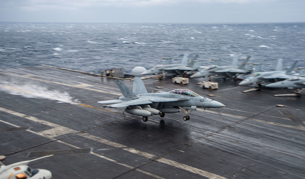 The Harry S. Truman Carrier Strike Group is on a scheduled deployment in the U.S. Sixth Fleet area of operations in support of naval operations to maintain maritime stability and security.