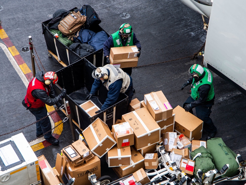 The Harry S. Truman Carrier Strike Group is on a scheduled deployment in the U.S. Sixth Fleet area of operations in support of naval operations to maintain maritime stability and security.