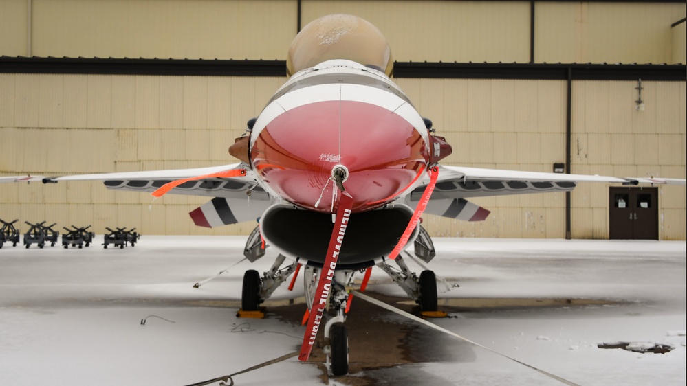 Winter weather pauses technical, pilot training ... again