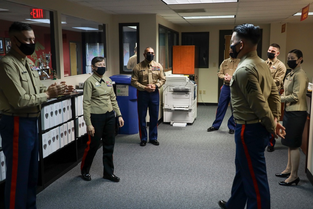 Recruiting Station Columbia Commanding General Visit