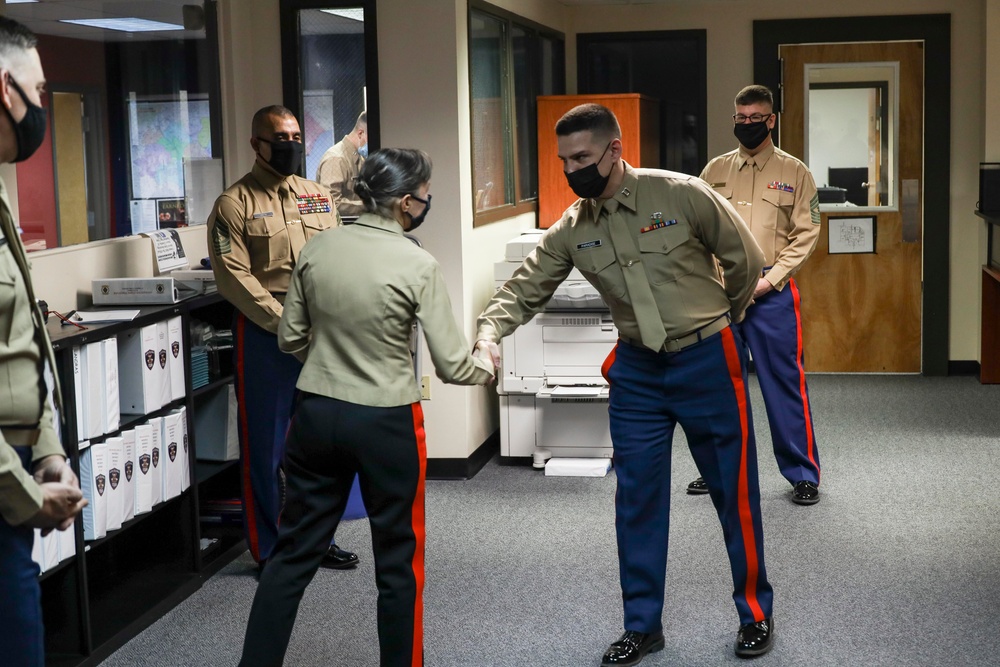 Recruiting Station Columbia Commanding General Visit