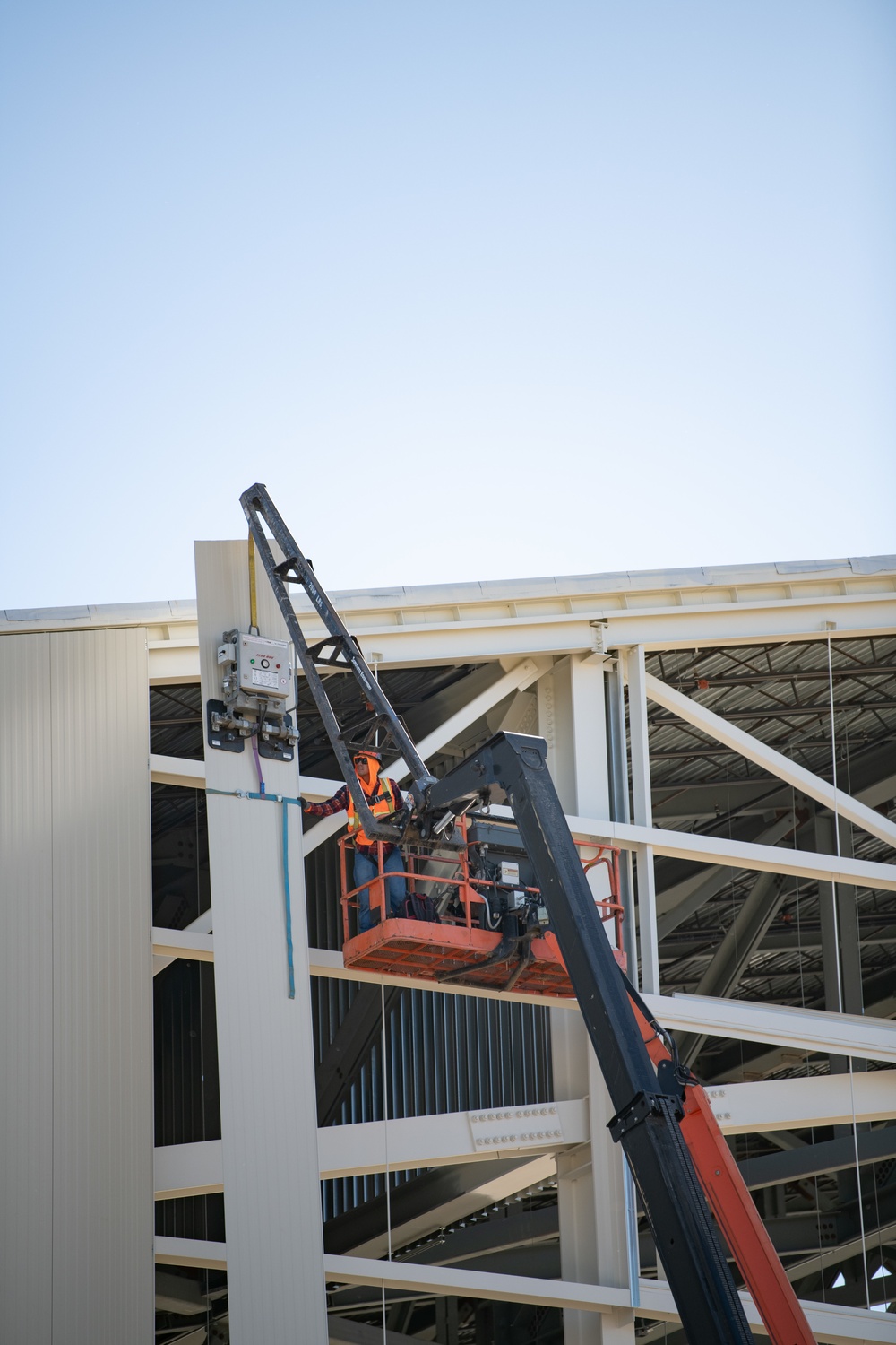 KC-46 hangar construction site at Travis AFB