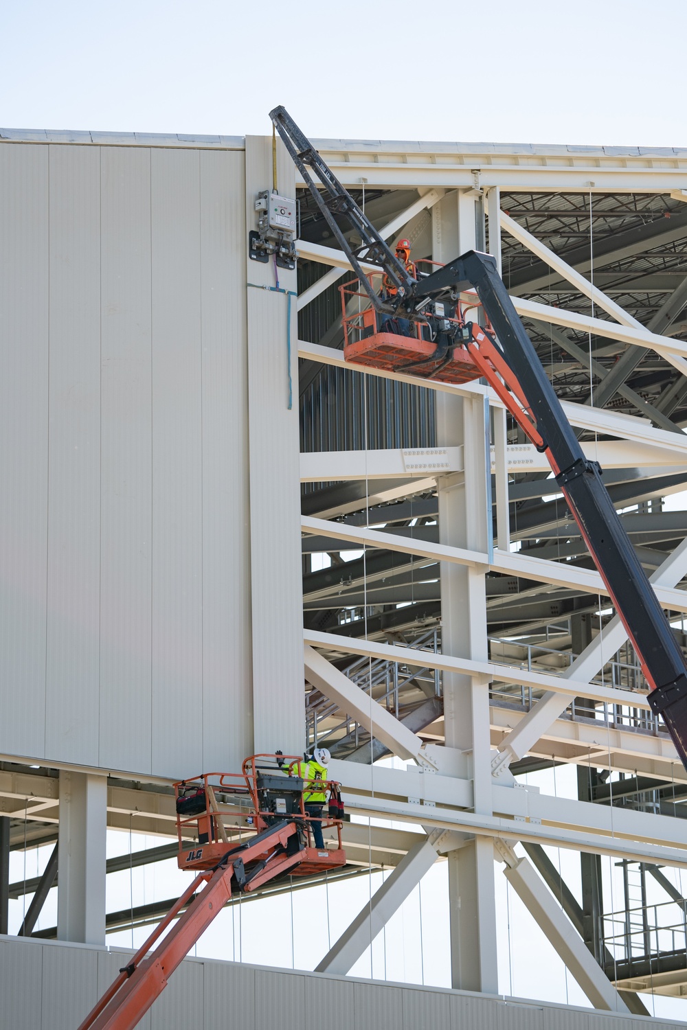 KC-46 hangar construction site at Travis AFB