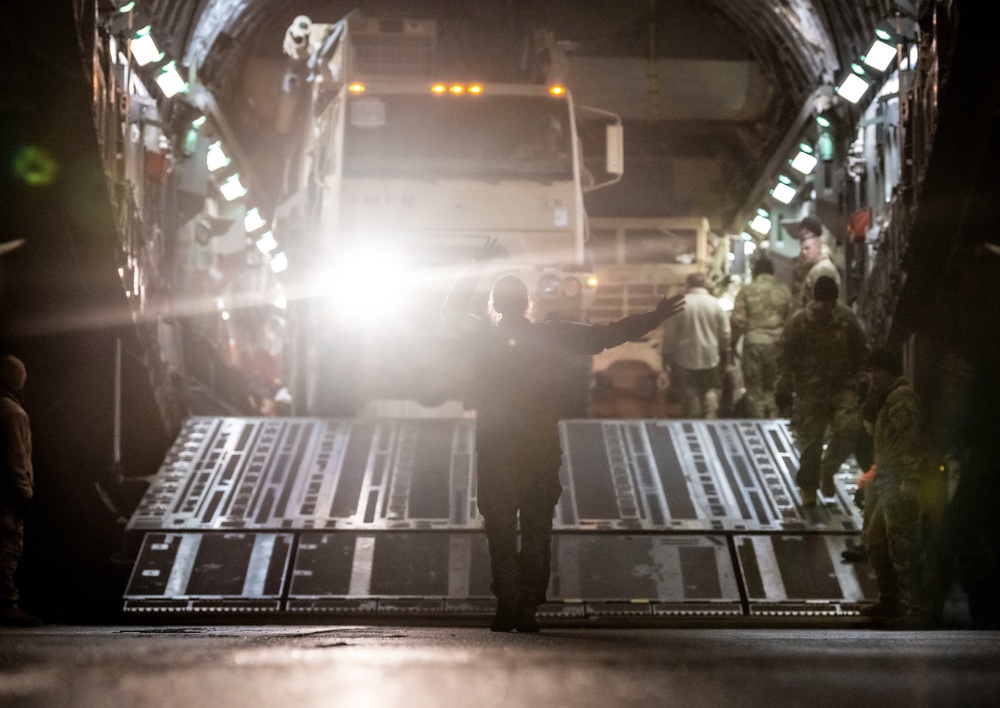 C-17 delivers Patriot equipment