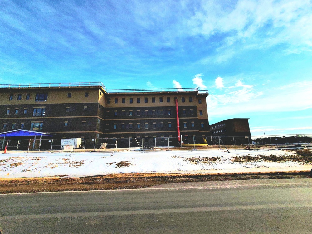 Continued barracks construction at Fort McCoy