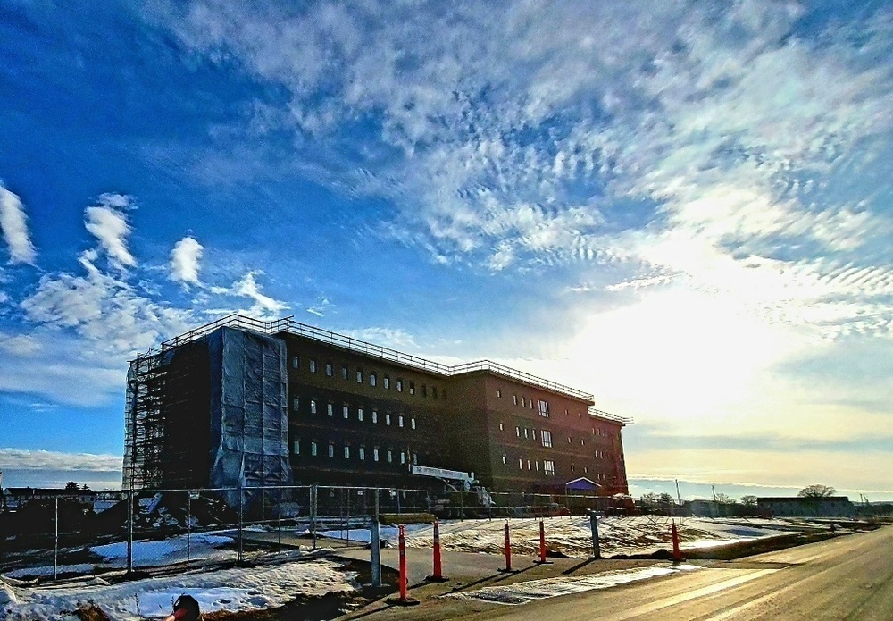 Continued barracks construction at Fort McCoy