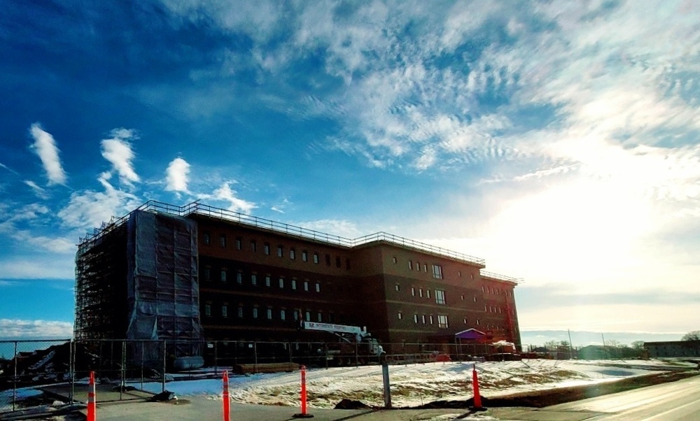 Continued barracks construction at Fort McCoy