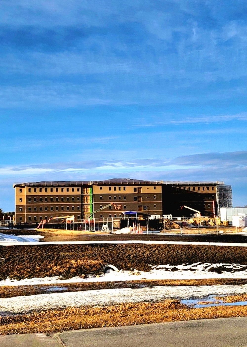 Continued barracks construction at Fort McCoy