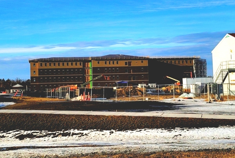 Continued barracks construction at Fort McCoy