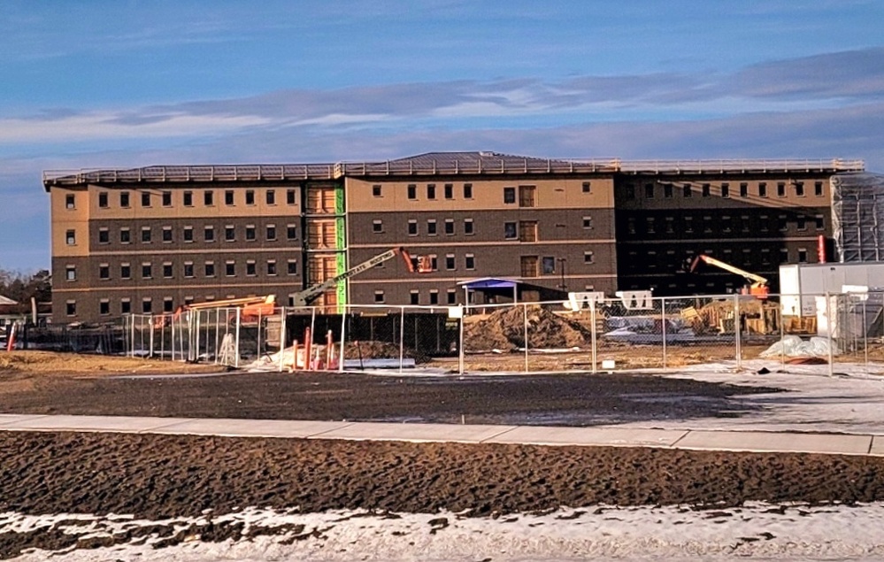 Continued barracks construction at Fort McCoy