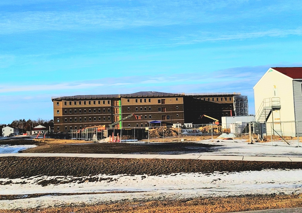 Continued barracks construction at Fort McCoy