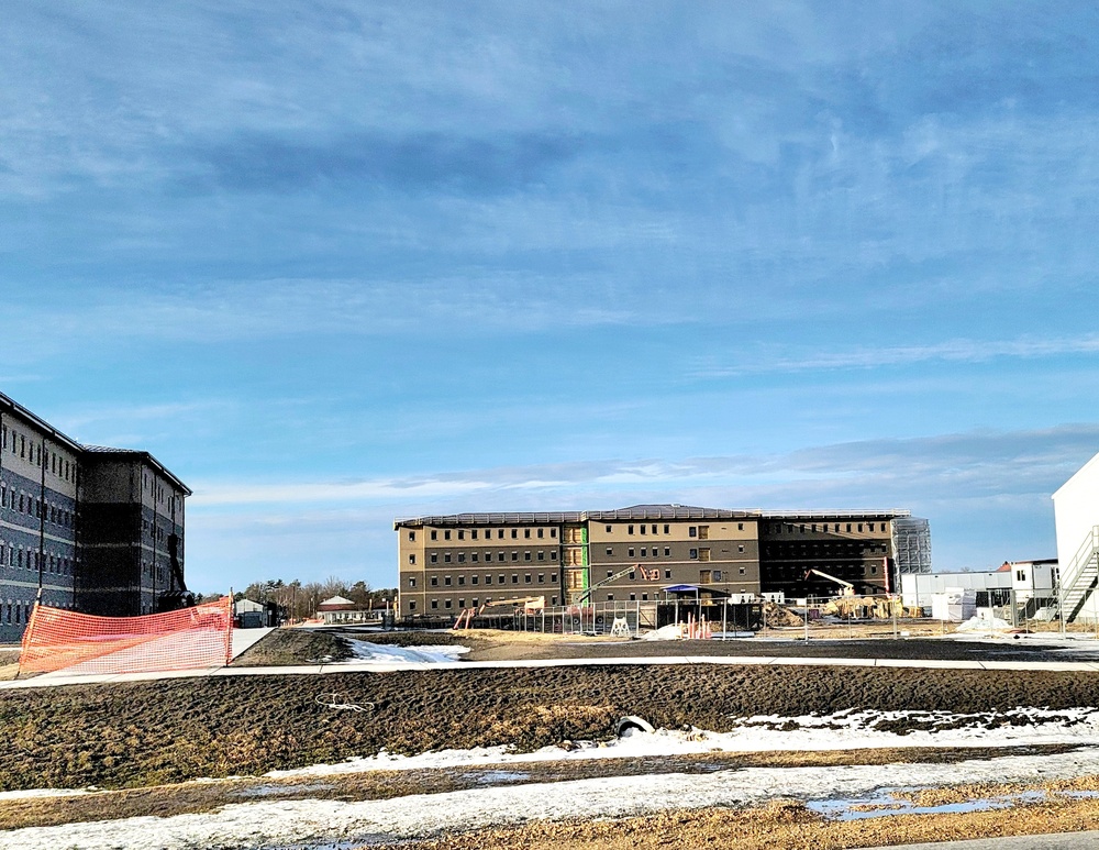 Continued barracks construction at Fort McCoy