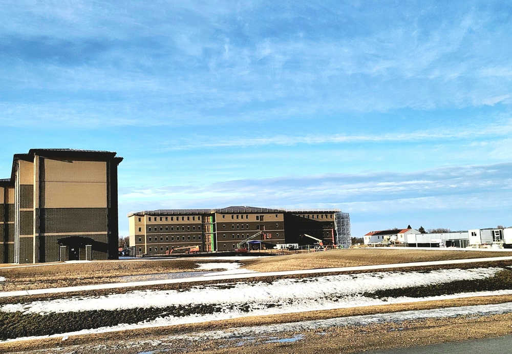 Continued barracks construction at Fort McCoy