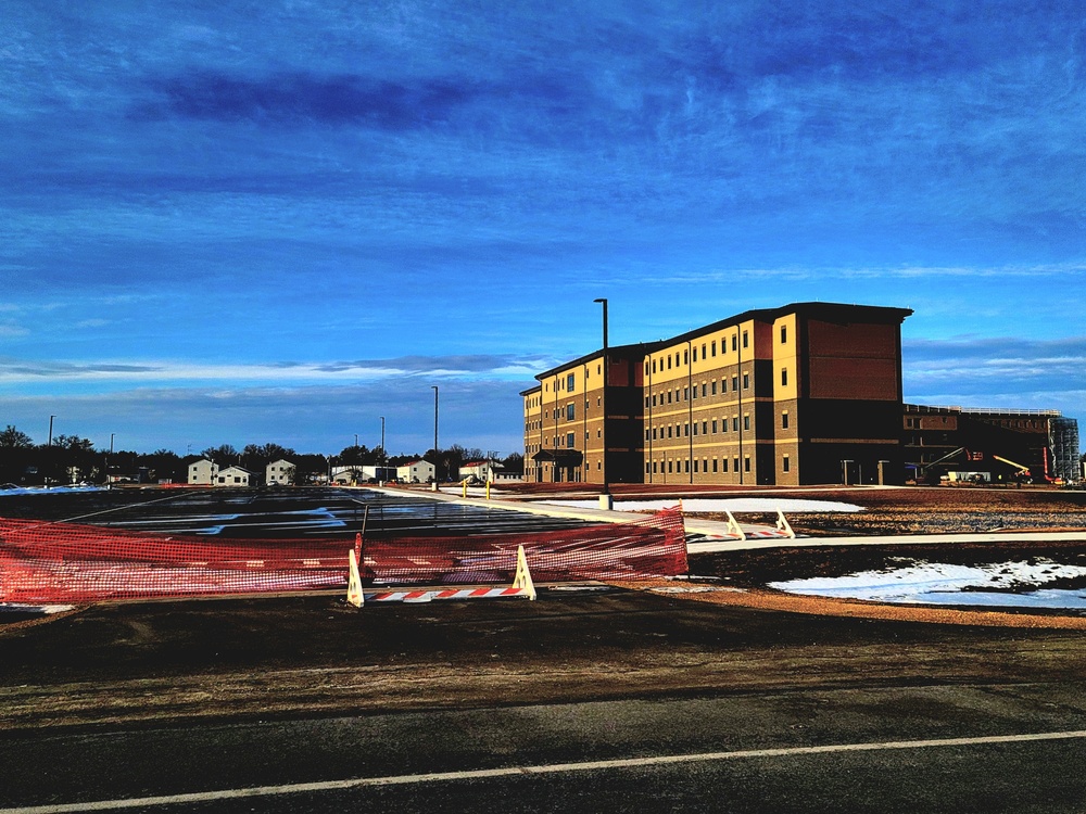 Continued barracks construction at Fort McCoy