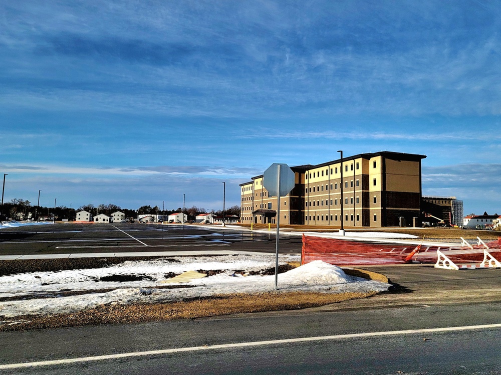 Continued barracks construction at Fort McCoy