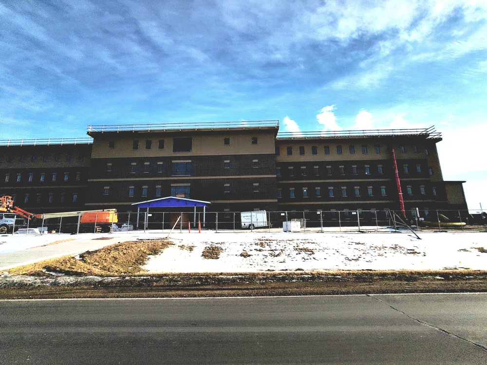 Continued barracks construction at Fort McCoy