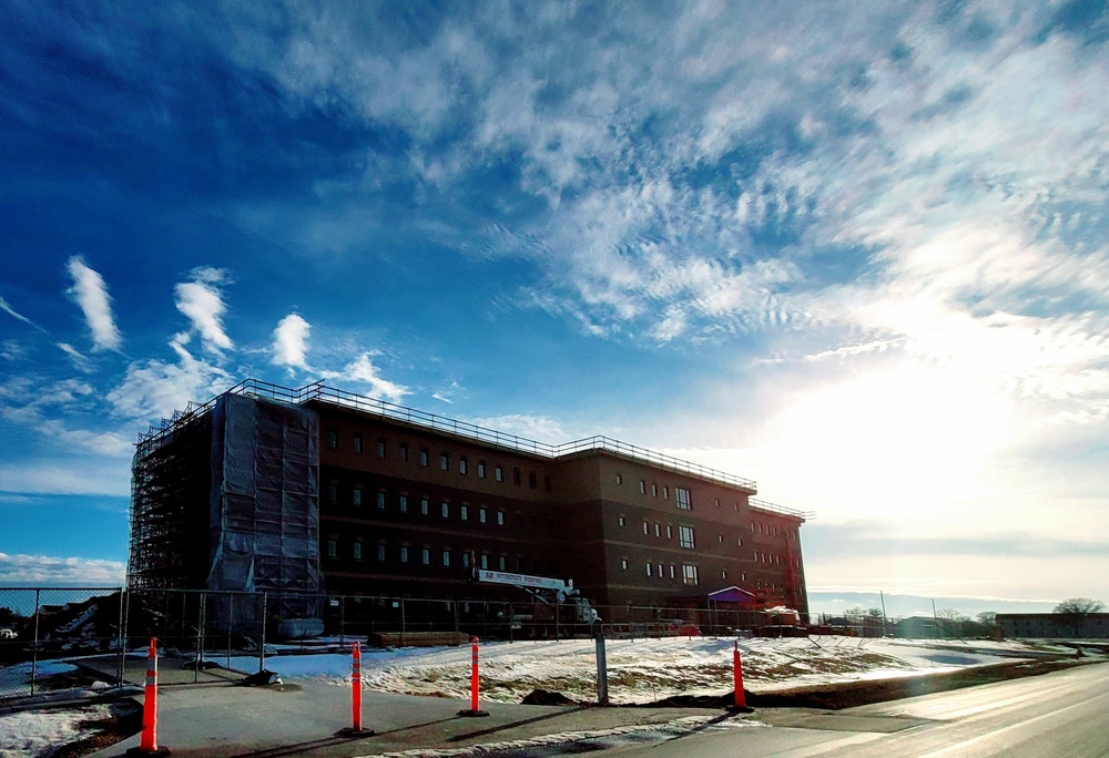 Continued barracks construction at Fort McCoy