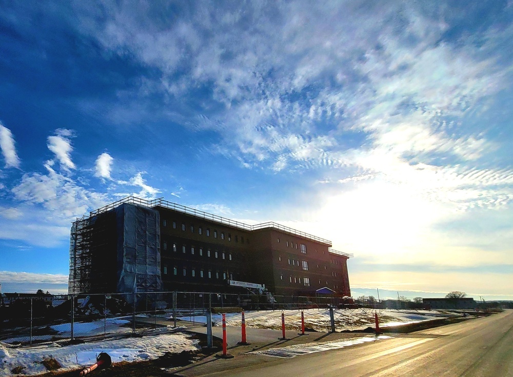 Continued barracks construction at Fort McCoy