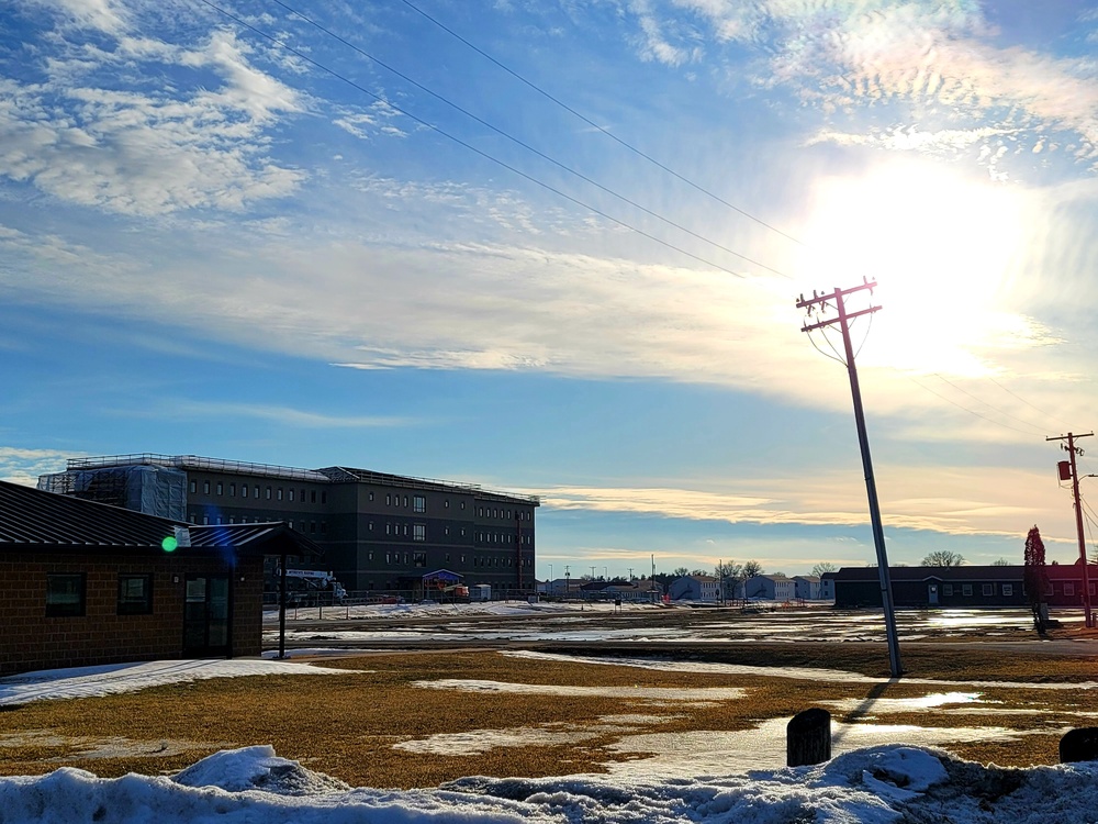 Continued barracks construction at Fort McCoy