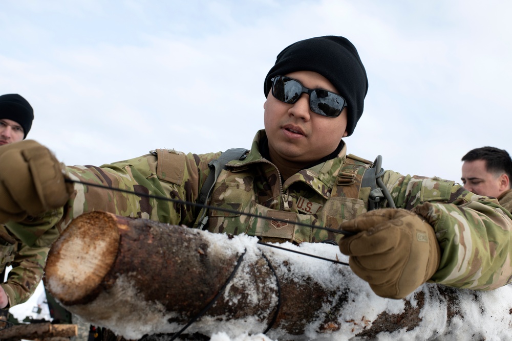 Air Force and Army National Guard engineers conduct joint operations training at JBER