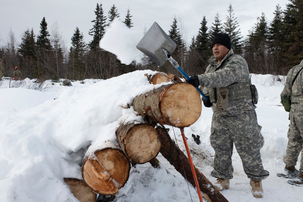 Air Force and Army National Guard engineers conduct joint operations training at JBER