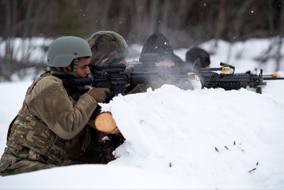 Air Force and Army National Guard engineers conduct joint operations training at JBER