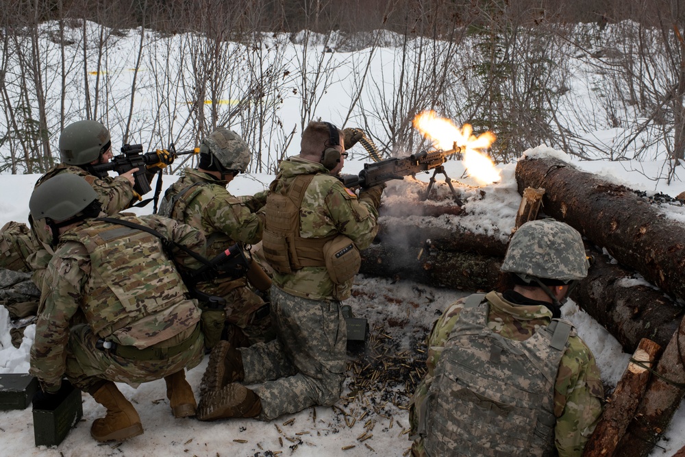 Air Force and Army National Guard engineers conduct joint operations training at JBER