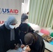 Novice nurses participate in USAID-funded training at Al Naqueeb Hospital in Aden, Yemen in December 2021