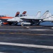 F/A-18 Super Hornets Rest On The Flight Deck